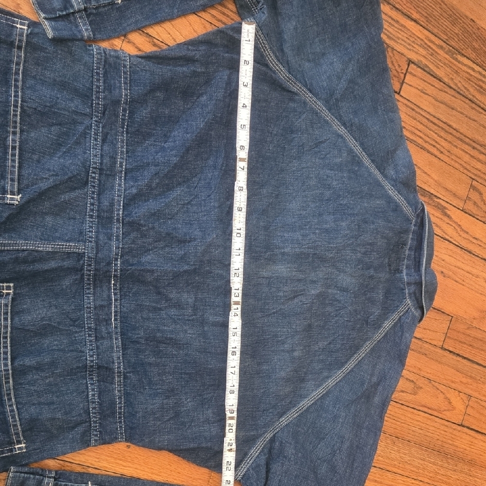 Vintage Pre Shrunk Full Count Blue Denim Jumpsuit - Picture 12 of 13